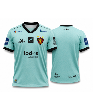 CAMISA DE JOGO GOLEIRO SPORT AZUL TURQUESA FUTSAL